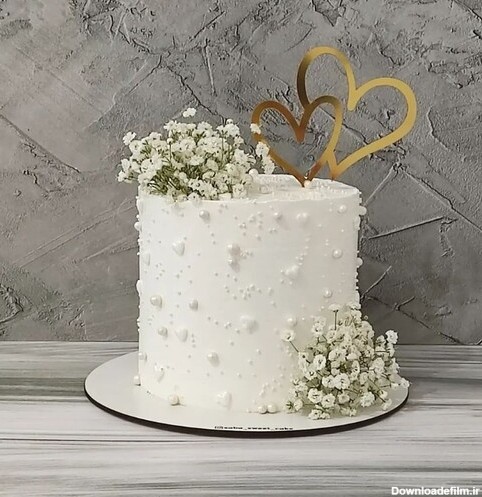 خرید و قیمت کیک عقد کیک بله برون کیک نامزدی کیک عروسی از غرفه cake_hejazy
