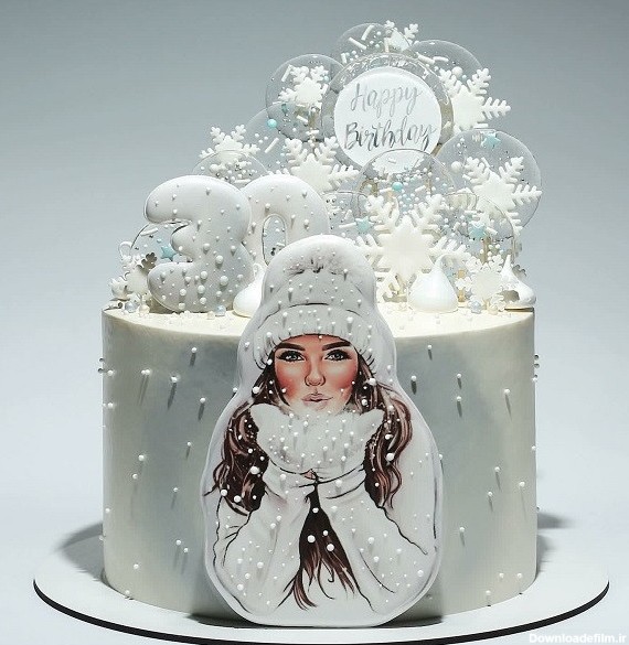 قیمت و خرید ابزار تزیین کیک بهگز مدل دختر زمستانی