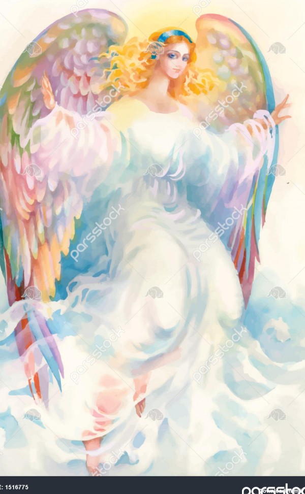 فرشته زیبا با بال 1516775