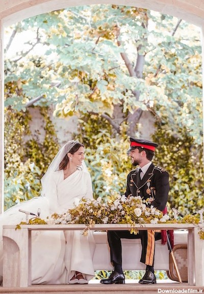 عروس در عروسی ولیعهد اردن