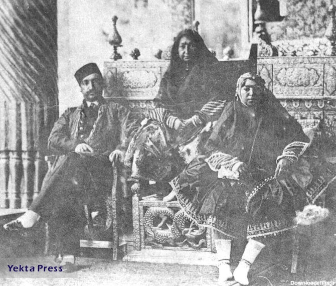 عکس خانوادگی ناصرالدین شاه | تصویری نایاب از چهره واقعی - یکتا پرس