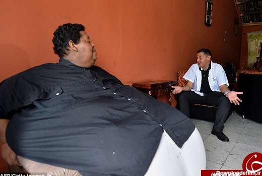 چاق‎ترین مرد دنیا! +عکس