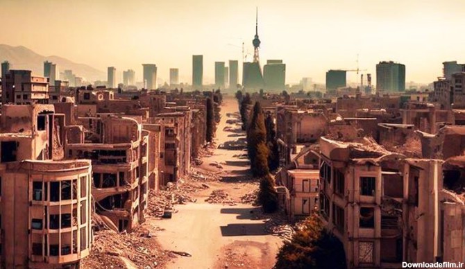 تصاویر هولناکی که هوش مصنوعی از تهران در ۵۰ سال آینده به ...