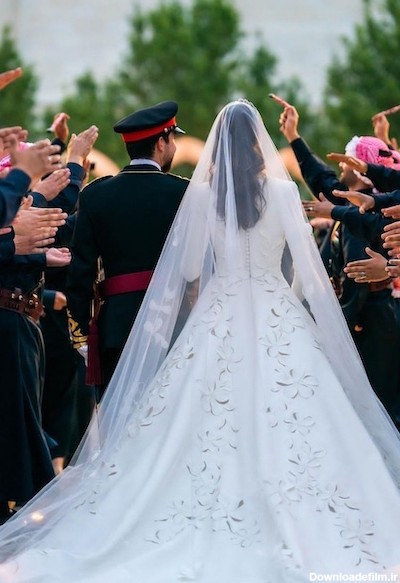 عروس در عروسی ولیعهد اردن