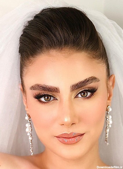 ۴۵ مدل آرایش عروس ایرانی، بسیار جذاب و شیک | دوره های دترلند