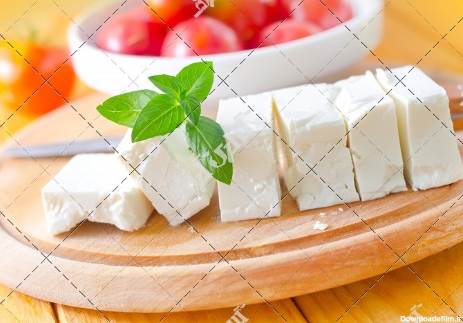 دانلود تصویر با کیفیت پنیر با سبزیجات برای صبحانه