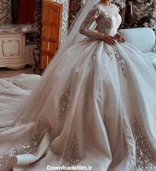 عکس لباس عروس پفی دخترانه