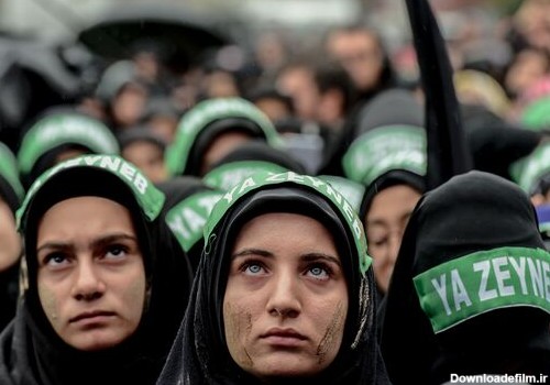 زنان شیعه ترک در مراسم مذهبی شیعه عاشورا در استانبول ترکیه شرکت می کنند - اسپوتنیک ایران