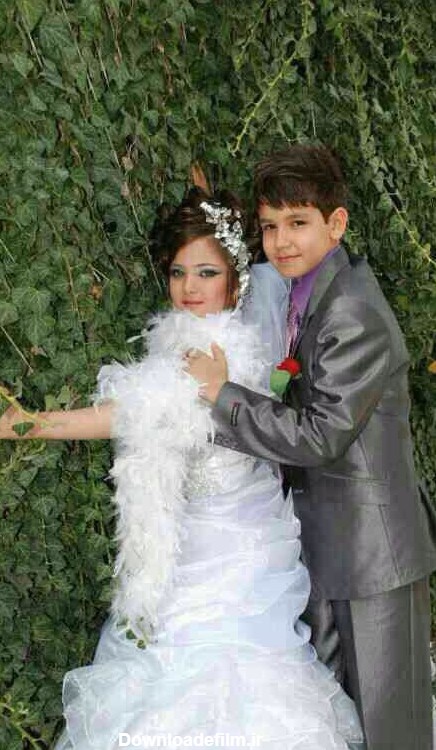 عروس و داماد کوچولو - عکس ویسگون