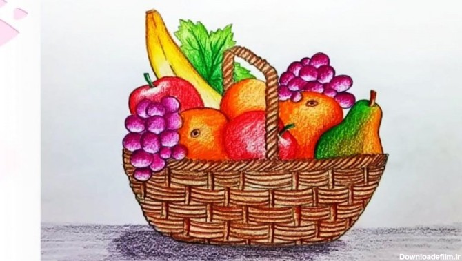 نقاشی سبد میوه ها برای مبتدی ها - بامزه ترین ها - تماشا