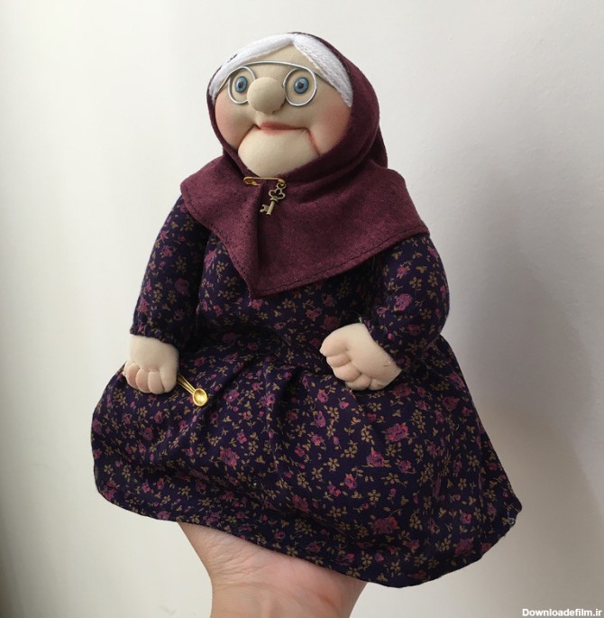 قیمت و خرید عروسک مدل مادربزرگ چشم رنگى كد G4 ارتفاع 20 ...