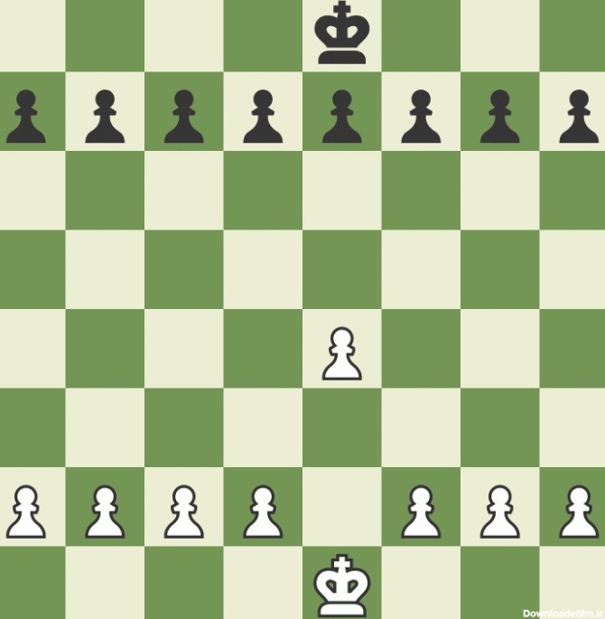 حرکت سرباز در شطرنج تصویری