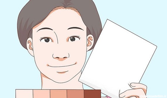 تشخیص تناژ پوست با کاغذ سفید