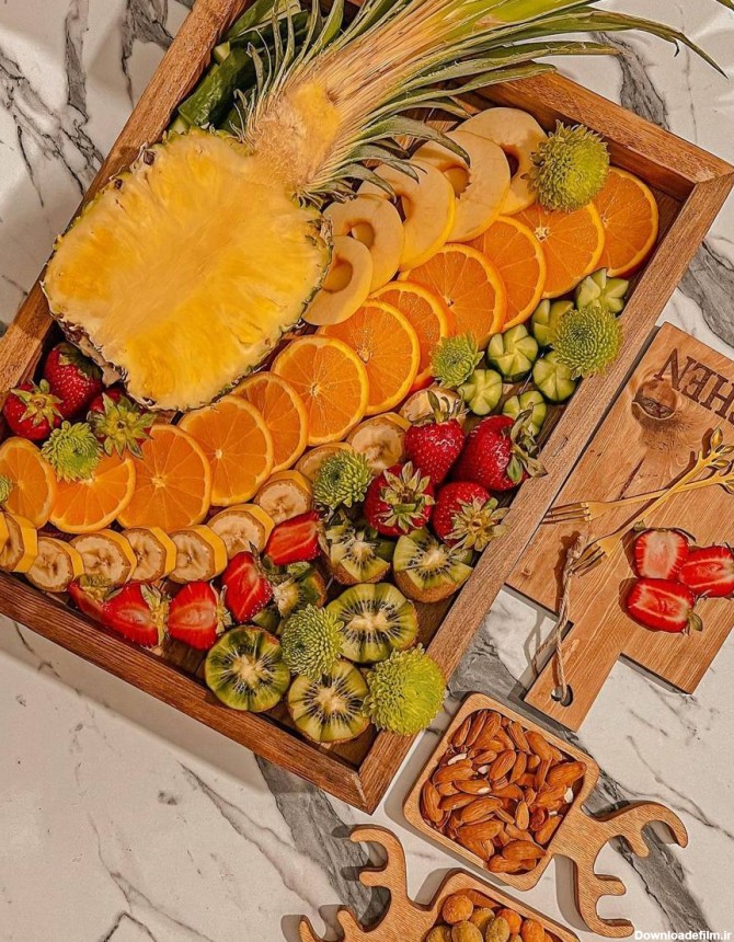 تصاویر مدل های تزیین میوه برای مهمانی های خانوادگی و رسمی ...