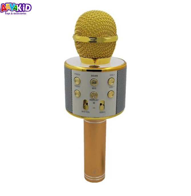 میکروفون اسپیکر مدل WS858 - فروشگاه اینترنتی کودک و نوجوان آریاکید