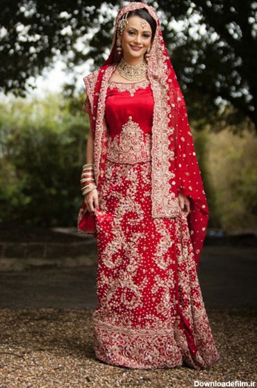 مدل جدید لباس عروس هندی و پاکستانی