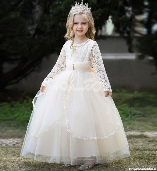 مدل لباس بچه گانه دخترانه عروس