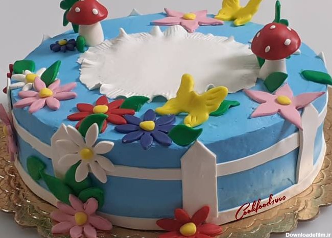 طرز تهیه کیک تولد بهاری ساده و خوشمزه توسط Roya - کوکپد