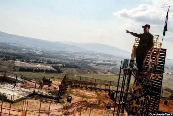 مشرق نیوز - عکس/ تندیس سردار شهید سلیمانی در مرز لبنان با فلسطین