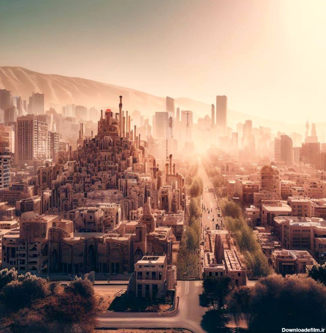تهران در سال 1502 از نظر هوش مصنوعی چه شکلی خواهد بود؟ + عکس