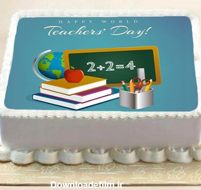 عکس کیک تولد روز معلم
