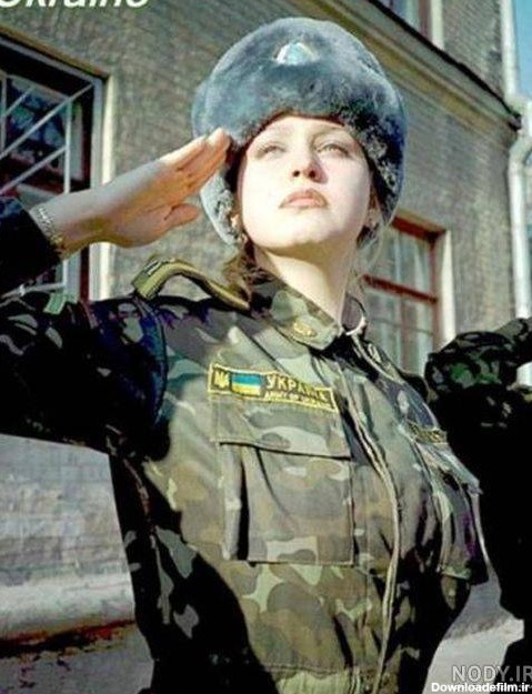 عکس زن نظامی ایران