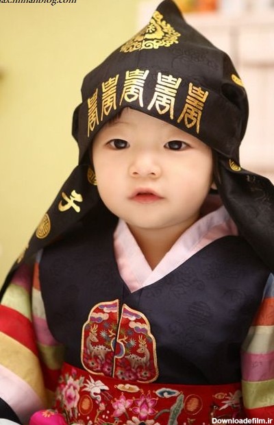 عکس کودک ناز کره ای