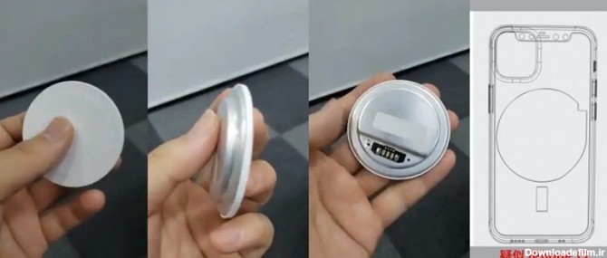 تصاویر جدیدی از شارژر بدون سیم اپل برای آیفون ۱۲ منتشر شد