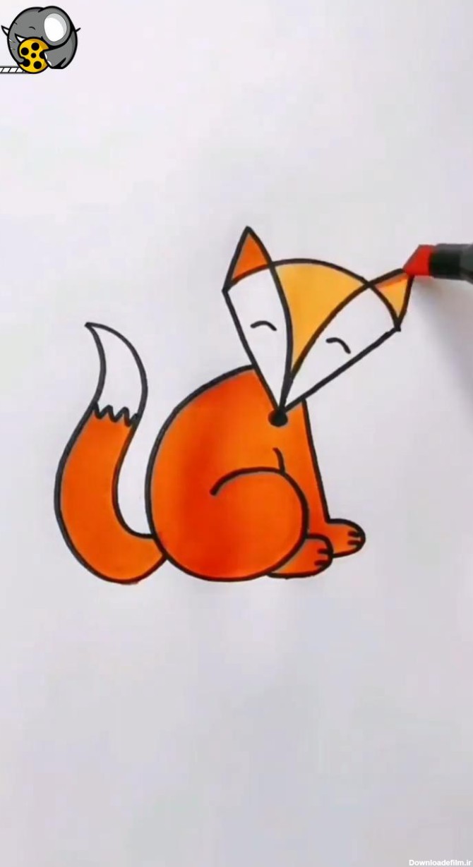 آموزش نقاشی (روباه) - فیلو