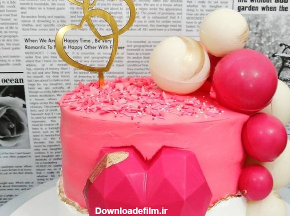 طرز تهیه کیک تولد دخترانه ساده و خوشمزه توسط Arezoo Yazdani - کوکپد