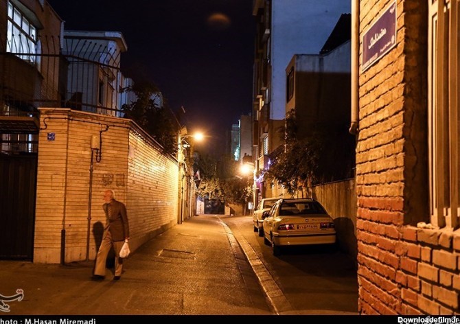 عکس از خیابان های تهران در شب