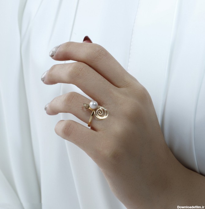 قیمت و خرید انگشتر طلا 18 عیار زنانه مایا ماهک مدل MR0605 طرح انار