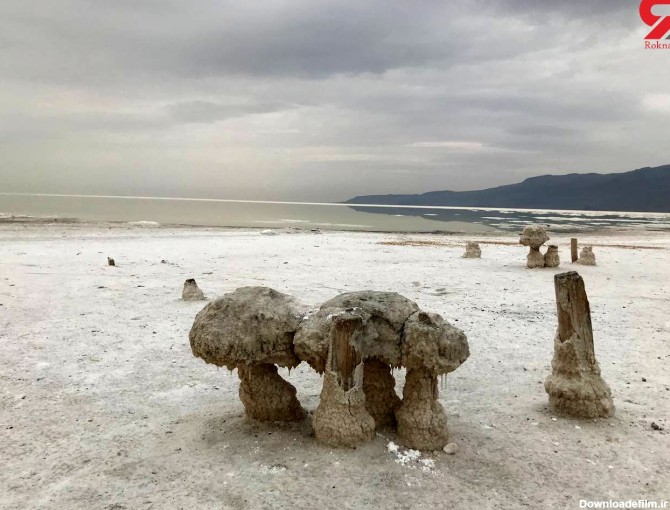 تصاویر دریاچه ارومیه در 11 آذرماه/ دریاچه هنوز جان دارد اما حق آبه ...