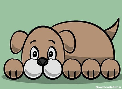 آموزش کشیدن نقاشی سگ کارتونی/تصاویر