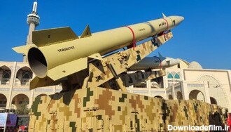 عکس موشک ایران به پایگاه آمریکا