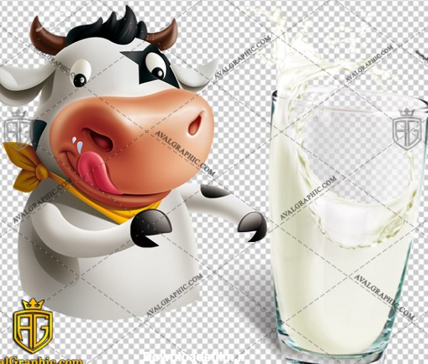 png شیر گاو