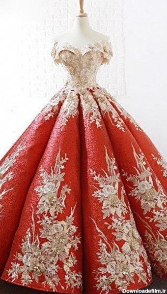 مدل لباس عروس شب خینه