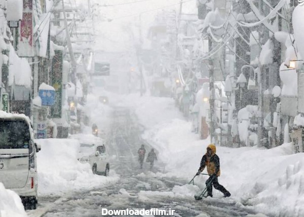 مشرق نیوز - عکس/ بارش برف در ژاپن جان یک نفر را گرفت