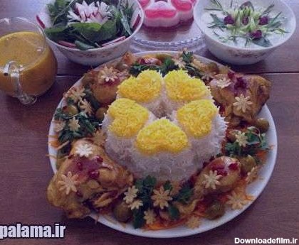 مطالب-گلچین زیباترین عکس ها از تزیین برنج مجلسی با زرشک و ...
