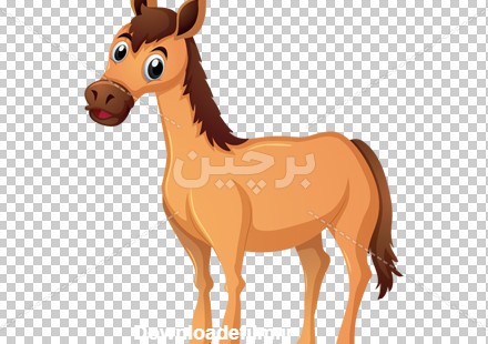 Borchin-ir- beautiful cute horse large cartoon photo عکس کارتونی اسب بامزه۲