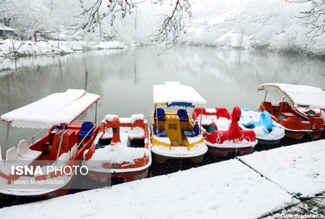 بارش برف سوادکوه مازندران