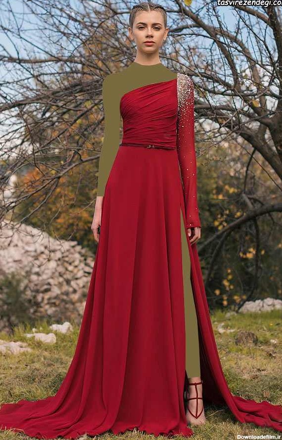 ۶۰ مدل لباس مجلسی رومی (یونانی) جدید یقه یک طرفه 2020 • مجله تصویر ...