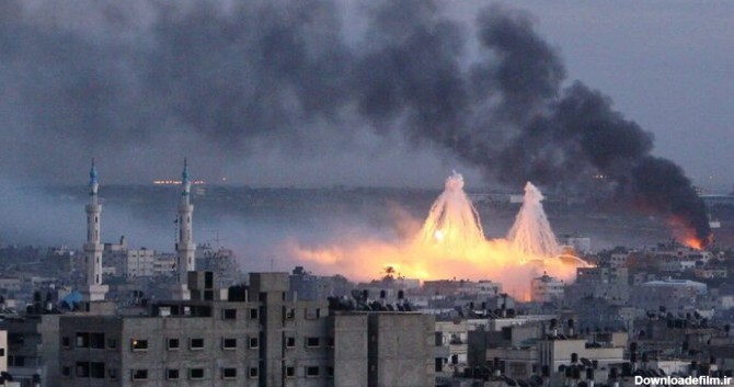 ببینید | بمباران شدید محله شجاعیه توسط جنگنده‌های اسرائیلی