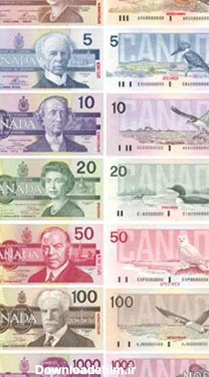 عکس دلار کانادا جدید