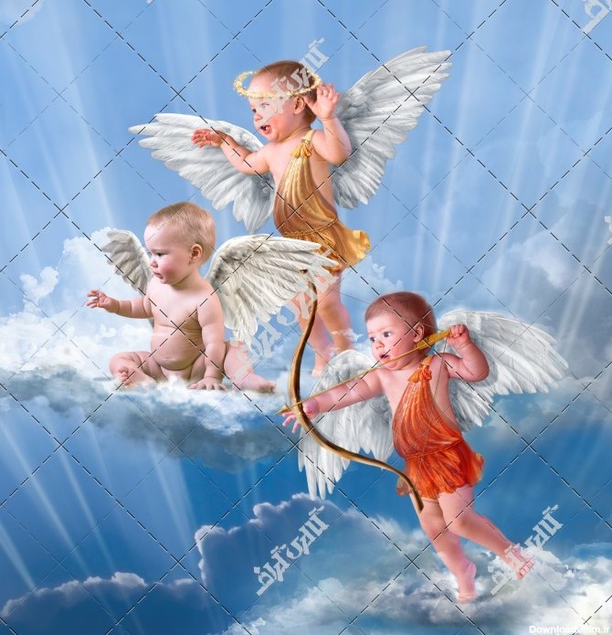 دانلود تصویر با کیفیت پری و فرشته های کودک