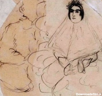 نقاشی اصلی ناصرالدین شاه از جیران