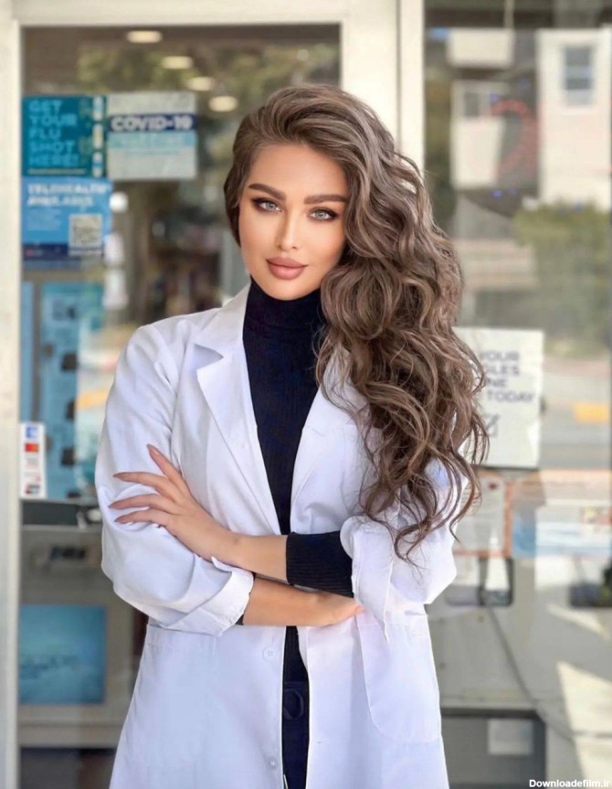 استایل متفاوت مدل ایرانی در آمریکا / تنها مدل زنی که پزشک است! + عکس