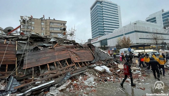 تصاویر وحشتناک از قبل و بعد زلزله در ترکیه + عکس