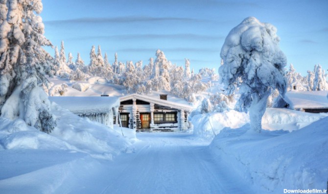 زیبا ترین عکس های والپیپیر برفی برای فصل زمستان
