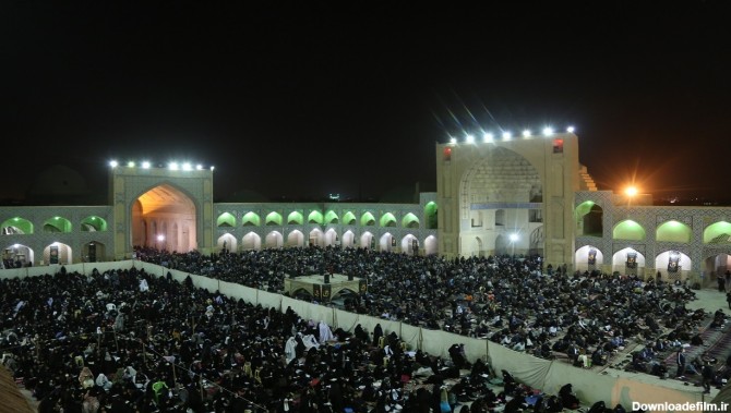 مراسم احیای اولین شب قدر در مسجد جامع اصفهان + تصاویر